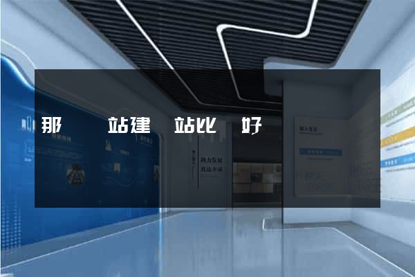 那個網站建網站比較好